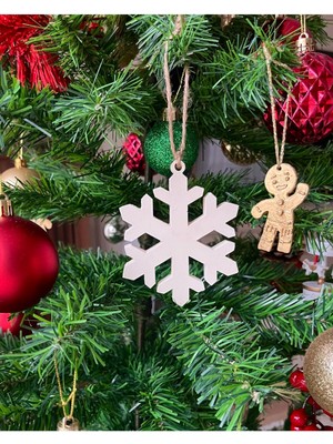 Empressco Krem Renk Çam Ağacı Süsü, Dekoratif Beton Yılbaşı ve Noel Teması