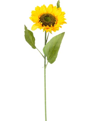 Herdekora Yapay Ayçiçeği, Dal, Sarı-Yeşil - 15X75 cm
