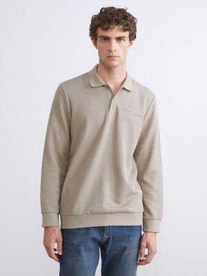 Lc Waikiki Yeni Sezon Polo Yaka Uzun Kollu Erkek Sweatshirt