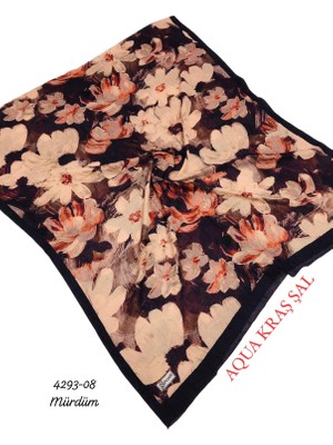 Sharell 4293 Desenli Bambu (Aqua) Kraş Şal