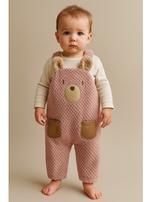 Katia & Bony Bebek Teddy Desenli Tulum Lila