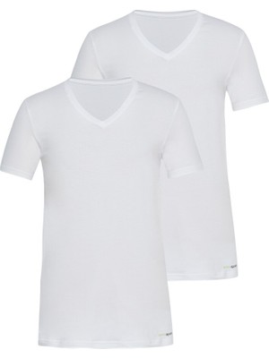 Blackspade Erkek Fanila 2'li Paket Tender Cotton 9671 - Beyaz