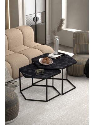 Orta Sehpa Altıgen Ikili Lüx Bendir