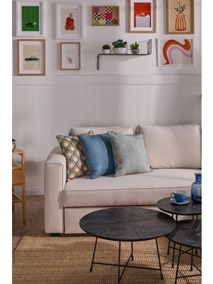 Vanilla Home Retroloop 3'lü Kırlent Kılıf Seti