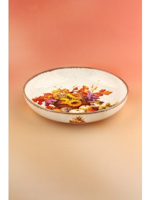 Bursa Porselen Dekor Fruit Basket Porselen Salata Kasesi