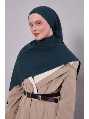 Levidor Küf Yeşili Pamuklu Cazz Kare Eşarp