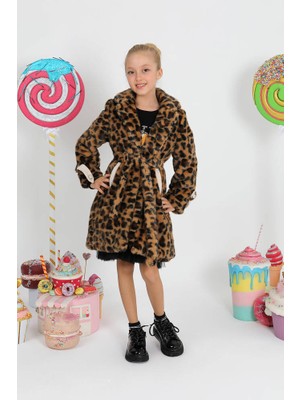 Star Pearl Kids Kız Çocuk Kürk Palto