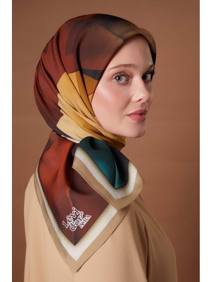 Lêvi D'or Vizon Parçalı Desen Aura Eşarp