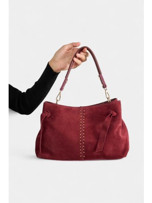 MİALES Trok Taş ve Uzun Askı Detaylı Kadın El ve Omuz Çantası