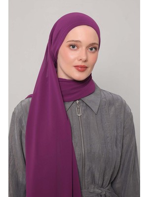 Lêvi D'or Koyu Mor Lux Şifon Şal