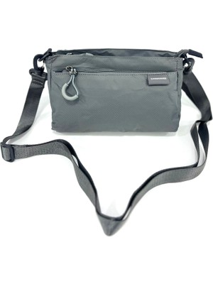 Sanmorris Kadın 3 Bölmeli Paraşüt Kumaş Ayarlanabilir Çapraz Askılı Çanta