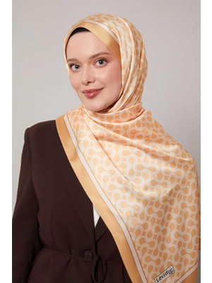 Lêvi D'or Altın Sarısı S Desen Angel Şal