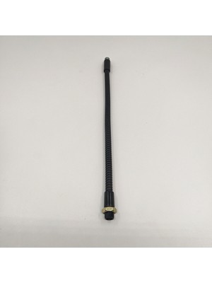 Retro Vitrini Dekoratif Kıvrımlı Spiral Masa Lambası ve Aplik Borusu 8 mm Siyah Renk 25 Cm.