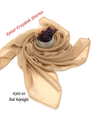 Sedef 6361 Düz Kenar Kroşetalı (Tığlı ) Yazma