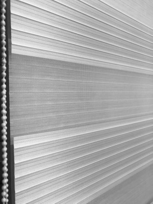 StorBurada Beyaz Pliseli Zebra Stor Güneşlik Perde Sert Plastik Kasalı STB480-PD