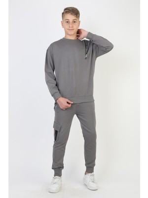 New Kids Mevsimlik Respect Baskılı 2 Iplik %100 Pamuk 2 Iplik Uzun Kollu Erkek Çocuk Sweatshirt