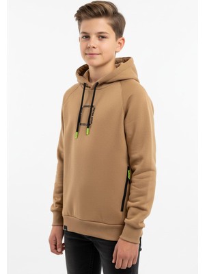 New Kids Kapüşonlu Fermuarlı Cepli Erkek Çocuk Sweatshirt