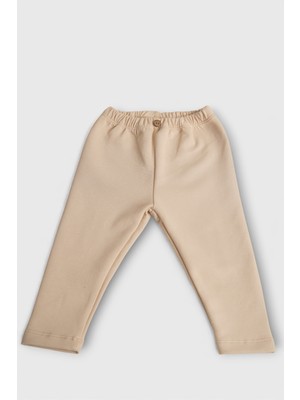 Elibaby Pamuk Yumuşak Esnek Kumaş Bebek Çocuk Tayt