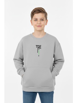 New Kids Kanguru Cepli Bisiklet Yaka Erkek Çocuk Sweatshirt