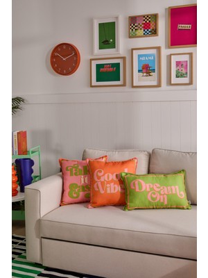 Vanilla Home Colorista 3'lü Kırlent Kılıf Seti