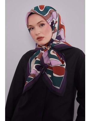Lêvi D'or Mor Dalgalı Aura Eşarp