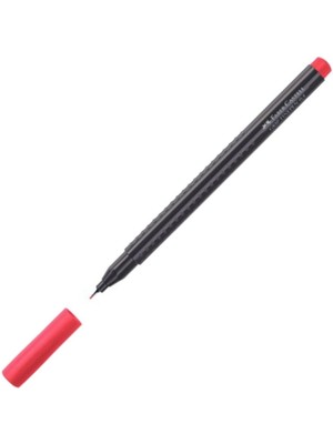 Marka Faber-Castell Grip Finepen 0.4 mm Koyu Kırmızı Renkli CM26 Kırtasiye Ürünü 1 Adet Ölçü