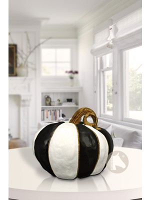 Empressco El Boyama Noel Baba Heykeli, Dekoratif Yılbaşı Biblo, 27X18CM, Siyah Renk