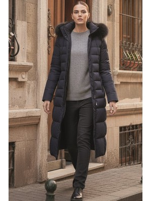 1Tarz Günlük Kışlık Tam Boy Şişme Kadın Mont