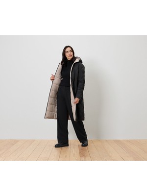 Tchibo Kadın Manto, Kapitone, Uzun
