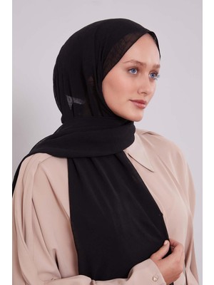 Lêvi D'or Siyah Frozen Krep Şal