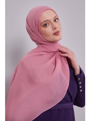 Levidor Pembe Düz Hawai Şal