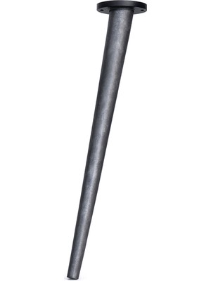 Badem10 Antrasit Açılı Ahşap Masa Ayağı 65 cm Mobilya Dayanıklı Tasarım Masa Konsol Ünite Sehpa Dolap Ayak