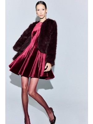 DeFacto Kadın Bordo 15 Denye Külotlu Çorap B5871AXNS