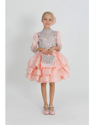 Star Pearl Kids Kız Çocuk Taşlı Elbise