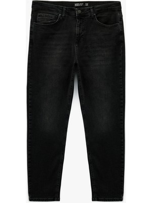 Koton Normal Bel Pamuklu Tapered Fit Jean Pantolon - Joe Jean