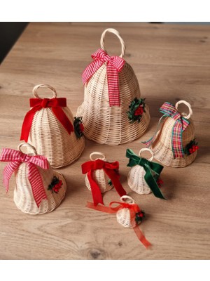 Gamzenin Düşleri Rattan Hasır Yılbaşı Çan