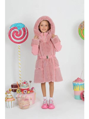 Star Pearl Kids Kız Çocuk Kapüşonlu Mont