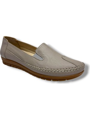 Üçel 134-26 Hakiki Deri Anatomik Lastikli Kadın Ayakkabı