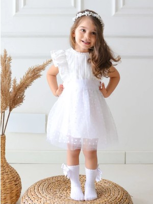 Aysskids Heart Kız Çocuk Elbise