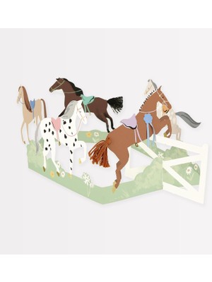 Storemax - Concertina Card - Atlar Tebrik Kartı