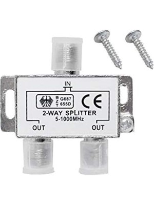 Storemax 4818 2 Li Uydu Çanak Splitter Kablo Tv Rg6 Çoklayıcı Dağıtıcı