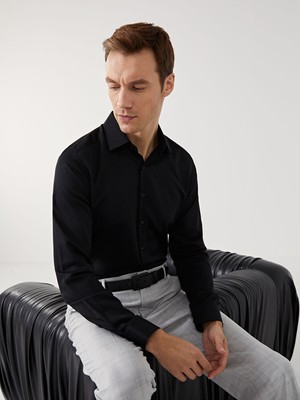 Lc Waikiki Yeni Sezon Slim Fit Uzun Kollu Gabardin Erkek Gömlek