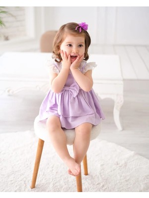 Aysskids Dolly Fiyonklu Fırfırlı Bebek Romper