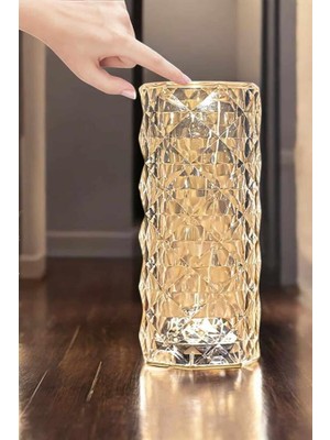 Sbusshop Kristal Dokunmatik ve Kumandalı Masa ve Gece Lambası - SB001M-47RRZ2