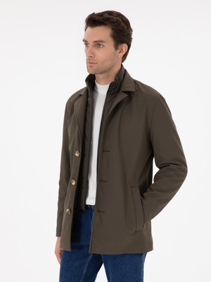 Cacharel Erkek Haki Slim Fit Mont 50292651-VR027