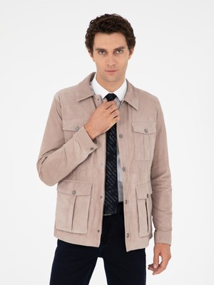 Cacharel Erkek Vizon Deri Mont 50296594-VR052