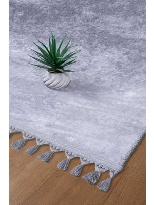 Valery Home Yıkanabilir Kaymaz Taban Salon,Oturma Odası,Mutfak,Antre,Koridor Halısı Violet Gri