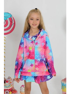 Star Pearl Kids Kız Çocuk Gym Star Fermuarlı Sweatshirt