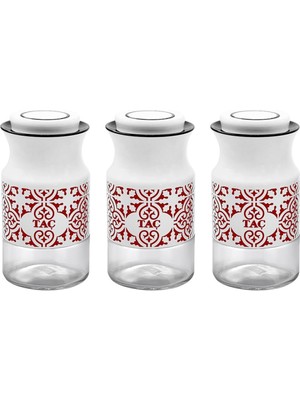 Storemax 3 Prç Küçük Beyaz/kirmizi