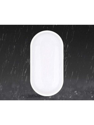 Storemax Geldi Balkon Lambası Teras Lambası Aydos 15W Beyaz Duvar Lambası Beyaz Işık Lambası Tavan Lambası (Beyaz)